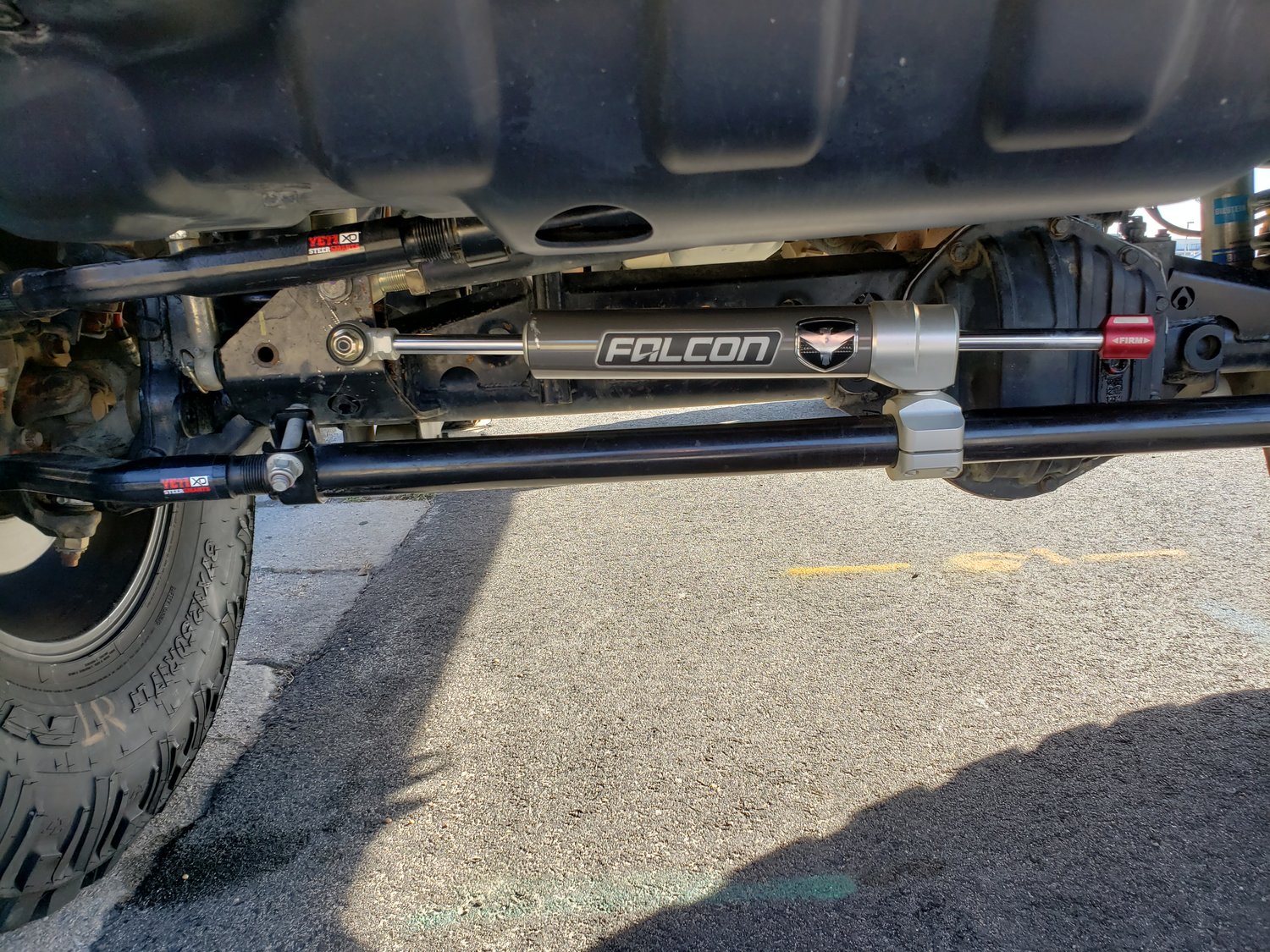 Teraflex Falcon Nexus EF 2.2 Fast Adjust Steering Stabilizer for 0718 Jeep Wrangler JK Quadratec