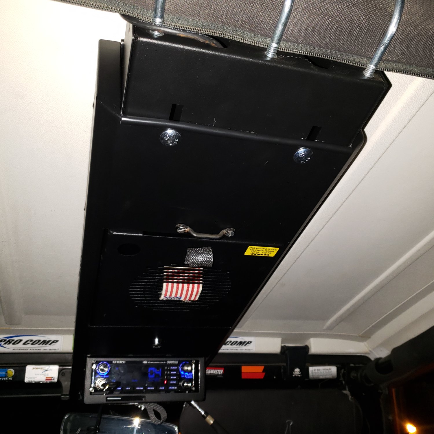 Tuffy 04801 Overhead Double Compartment Security Console for 7602