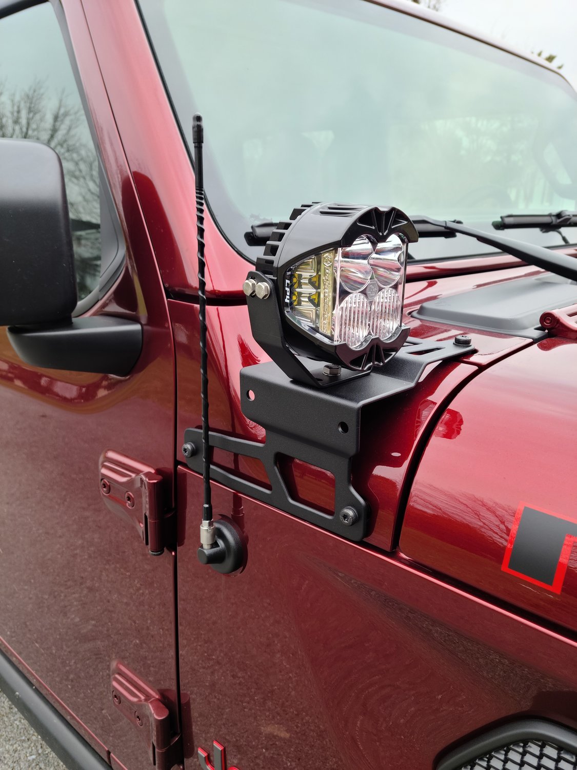 mopar a pillar light brackets