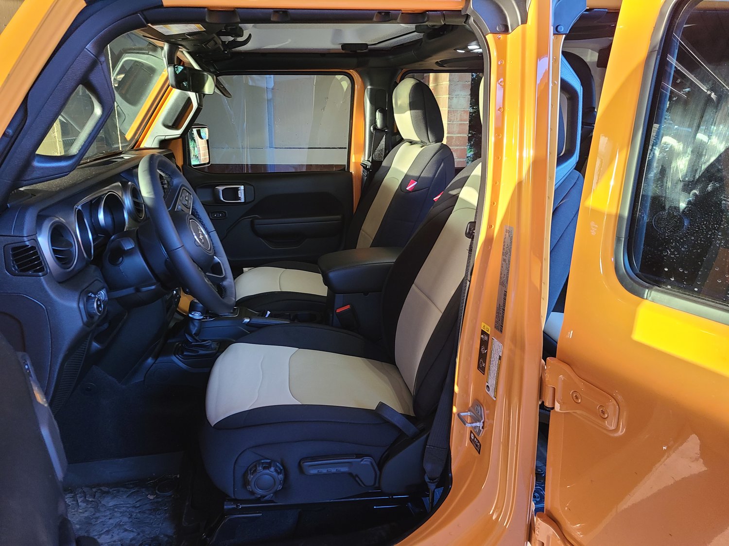 Diver Down Front and Rear Neoprene Seat Covers for 2023 Jeep Gladiator