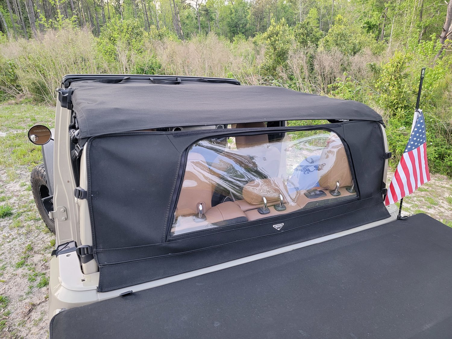 MasterTop Bimini Plus Summer Top & Windstopper Combo For Jeep Gladiator