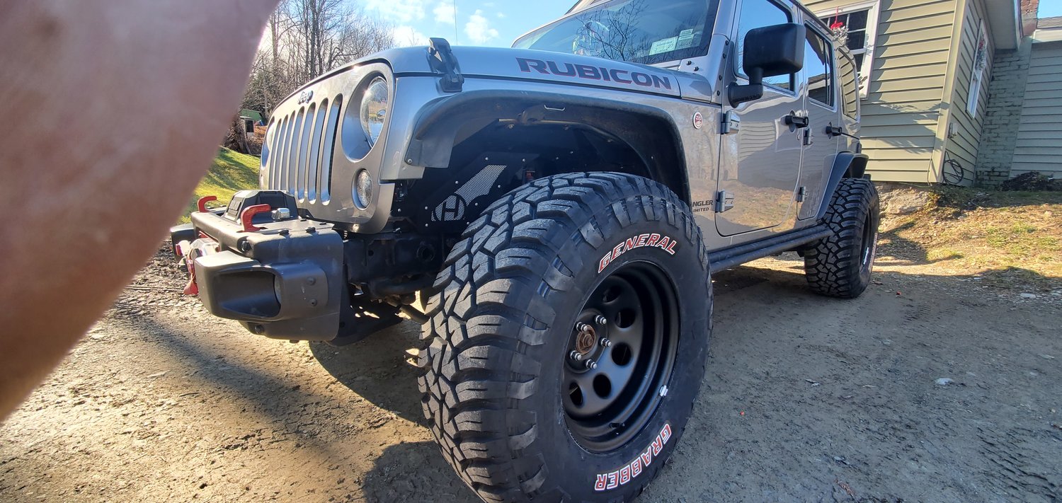 HyLine OffRoad Inner Fender Liners for 0718 Jeep Wrangler JK Quadratec