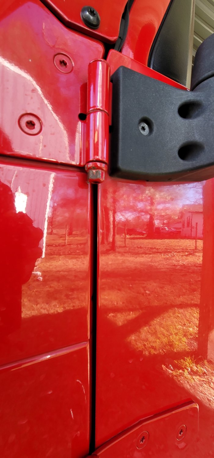 Quadratec AntiTheft Hinge Pin Nuts for 9706 Jeep Wrangler TJ