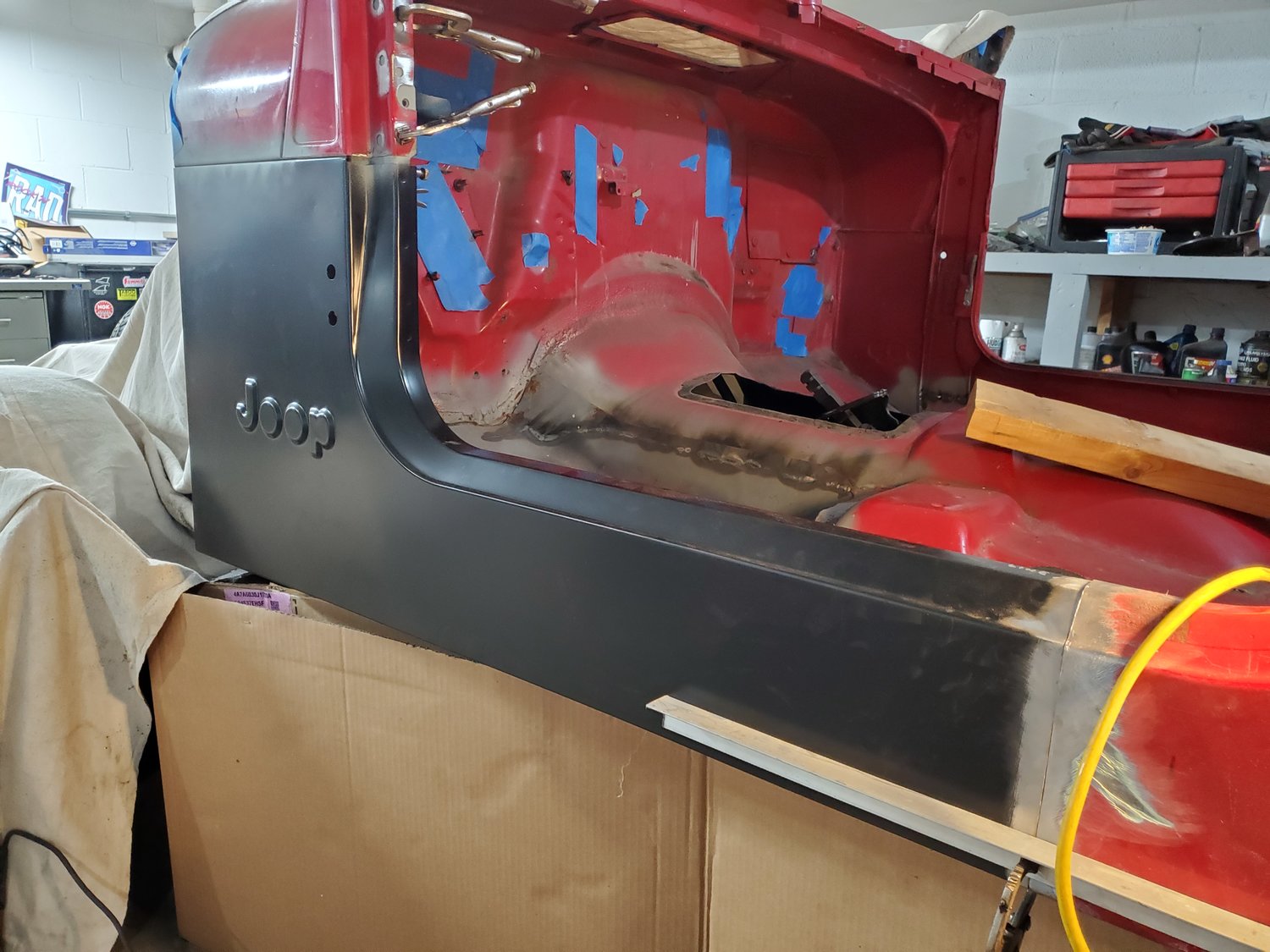 Key Parts APillar Quarter Panel for 8795 Jeep Wrangler YJ for