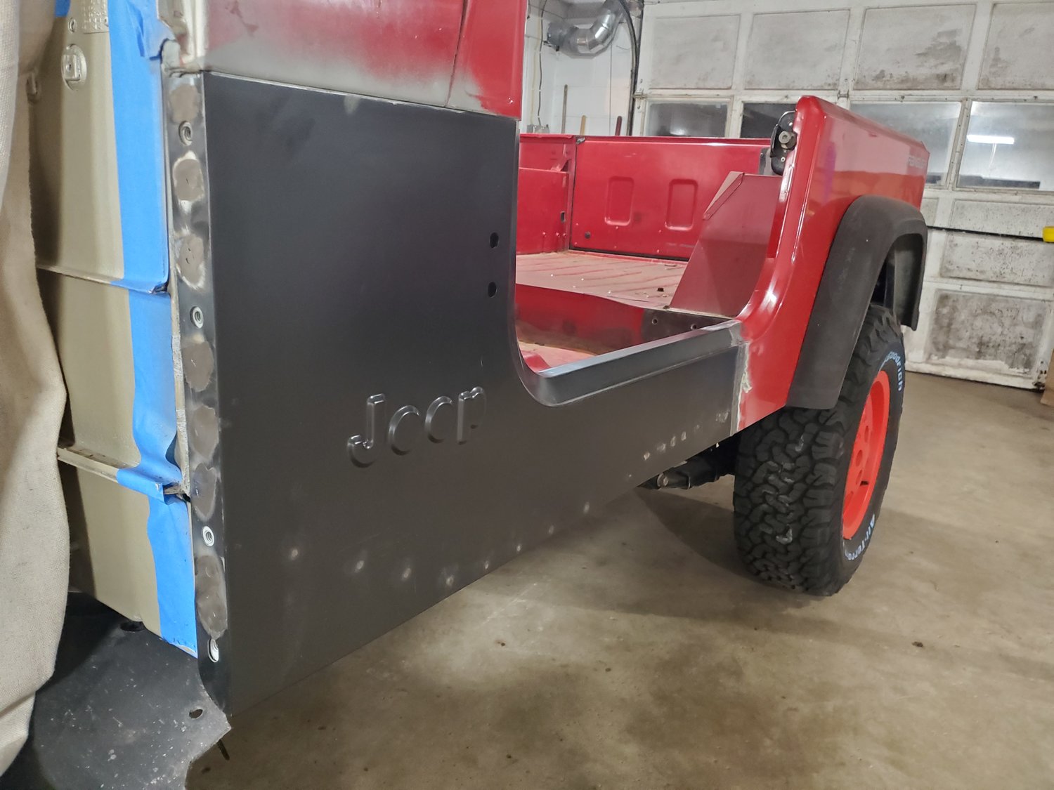 Key Parts APillar Quarter Panel for 8795 Jeep Wrangler YJ for