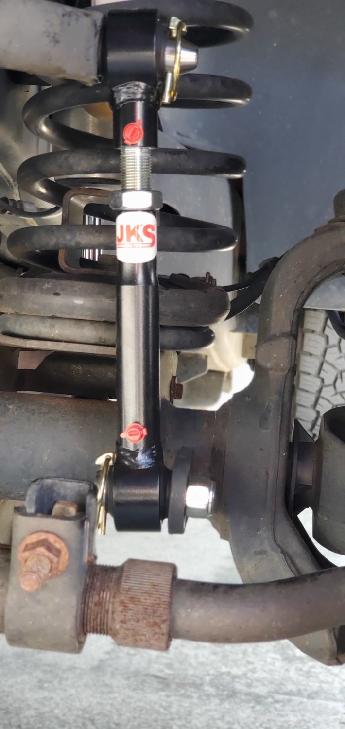 JKS Manufacturing Front Quicker Disconnects for 0718 Jeep Wrangler JK