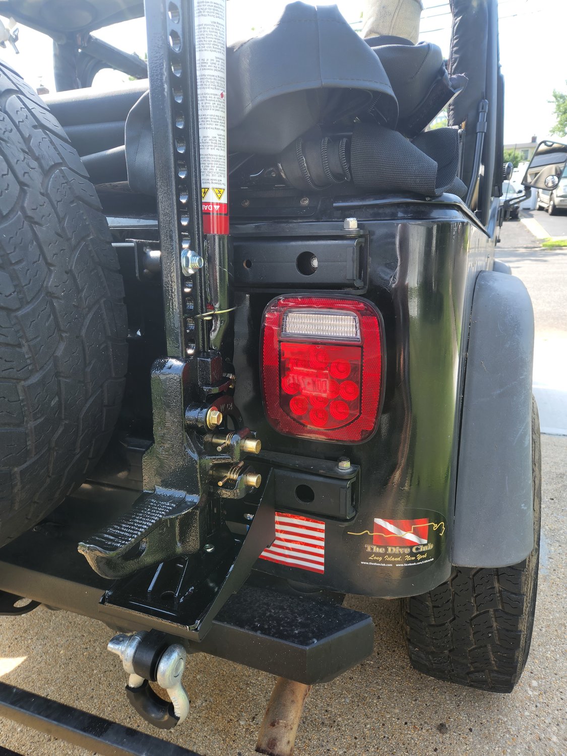 MORryde JP54024 OffRoad Jack Carrier for 9706 Jeep Wrangler TJ with