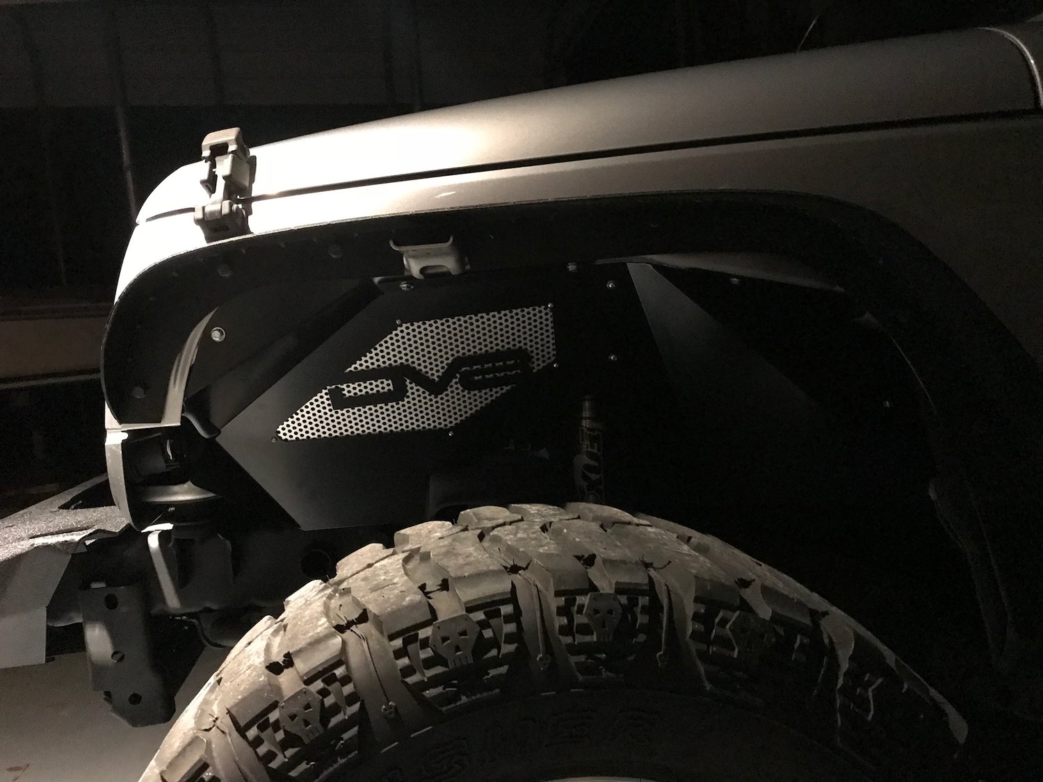 DV8 Offroad Front Inner Fenders for 0718 Jeep Wrangler JK Quadratec