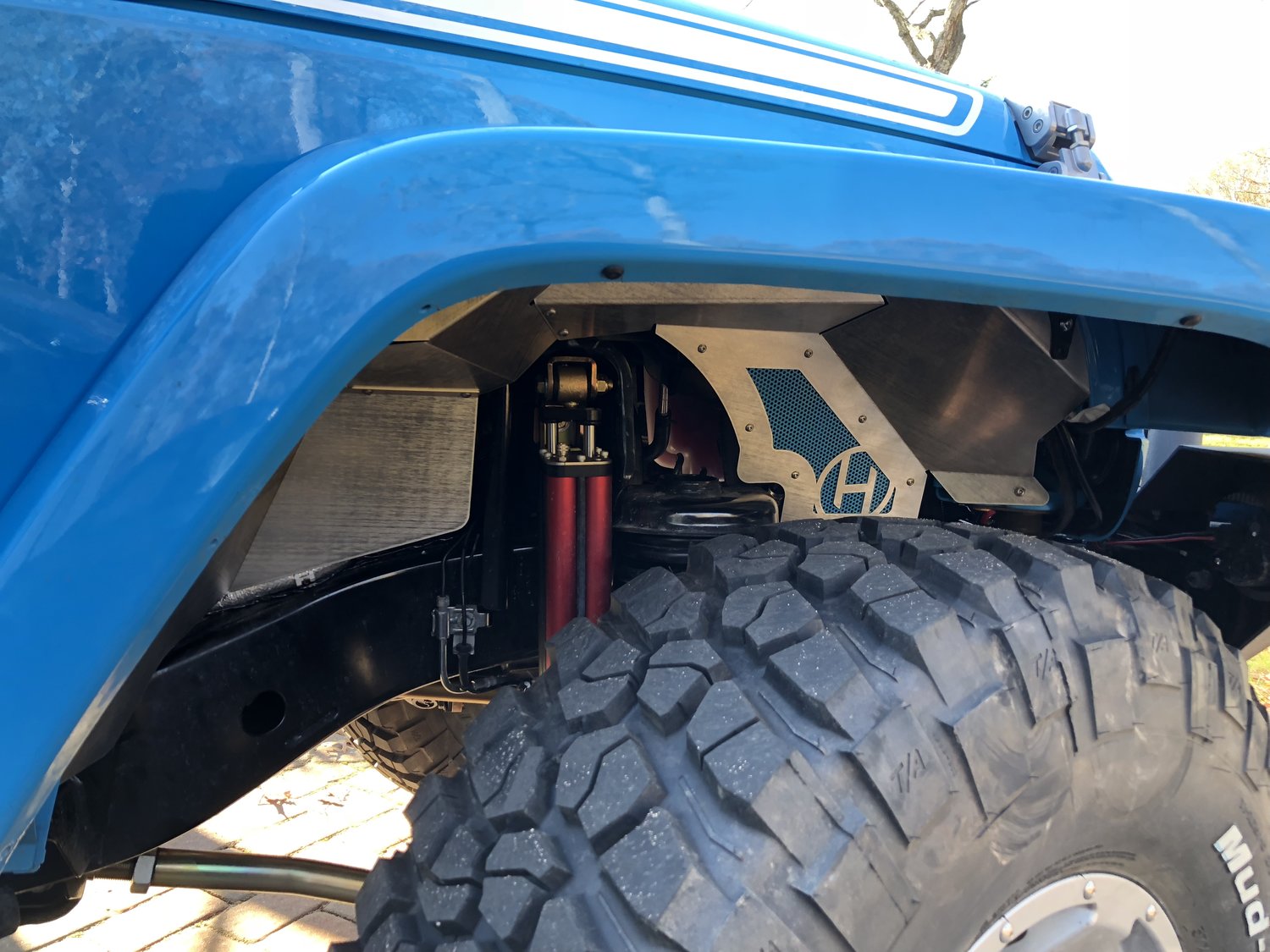 HyLine OffRoad Inner Fender Liners for 0718 Jeep Wrangler JK Quadratec