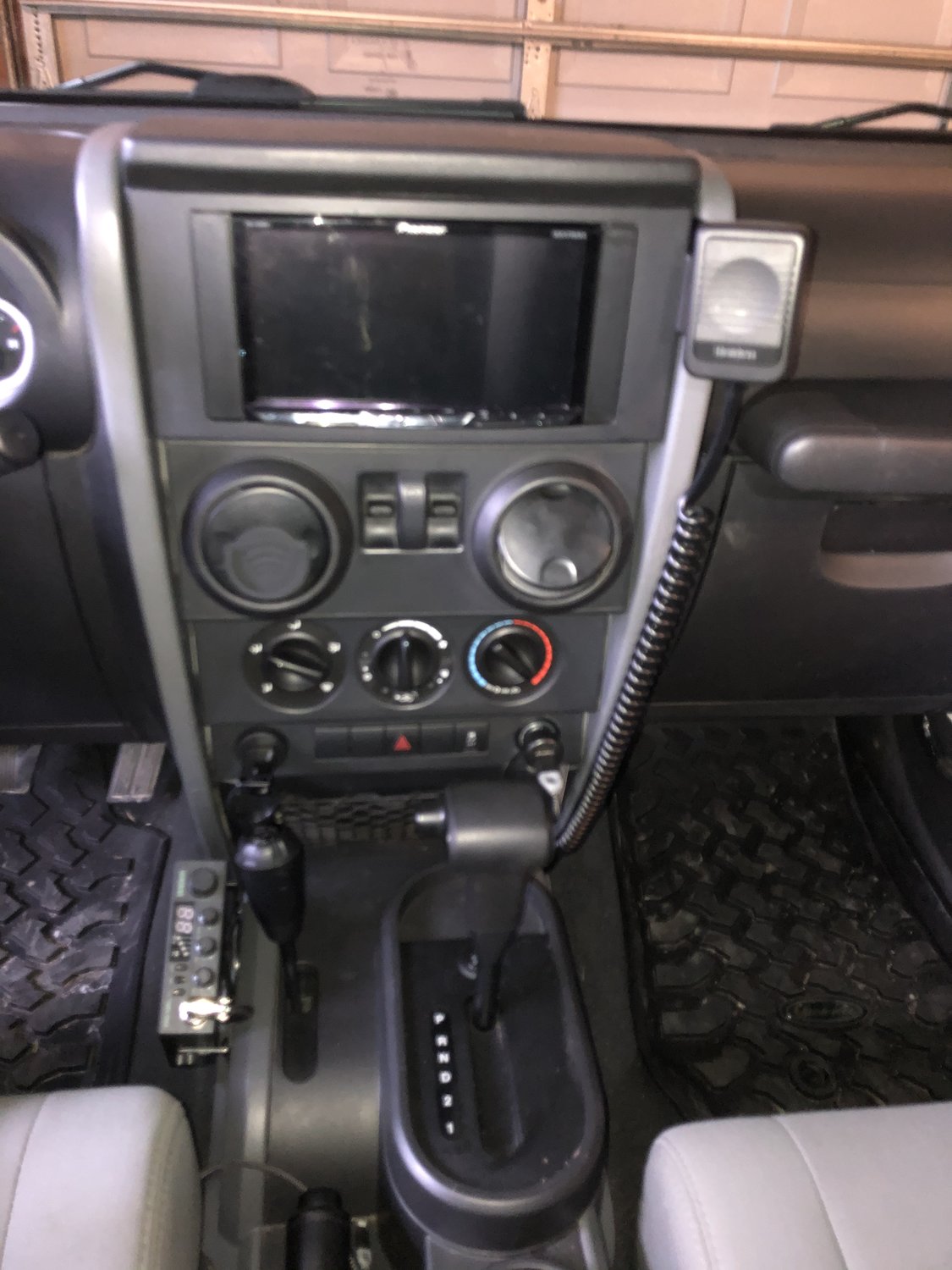 Quadratec CB Radio Mounting Bracket for 0710 Jeep Wrangler JK with