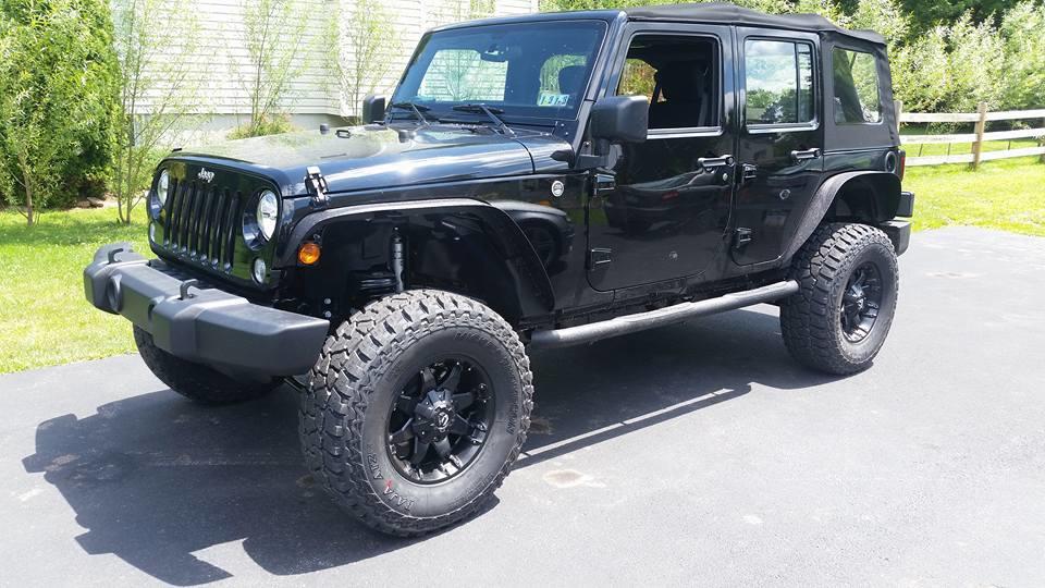 Smittybilt 76837 XRC Fender Flares in Black for 0718 Jeep Wrangler JK