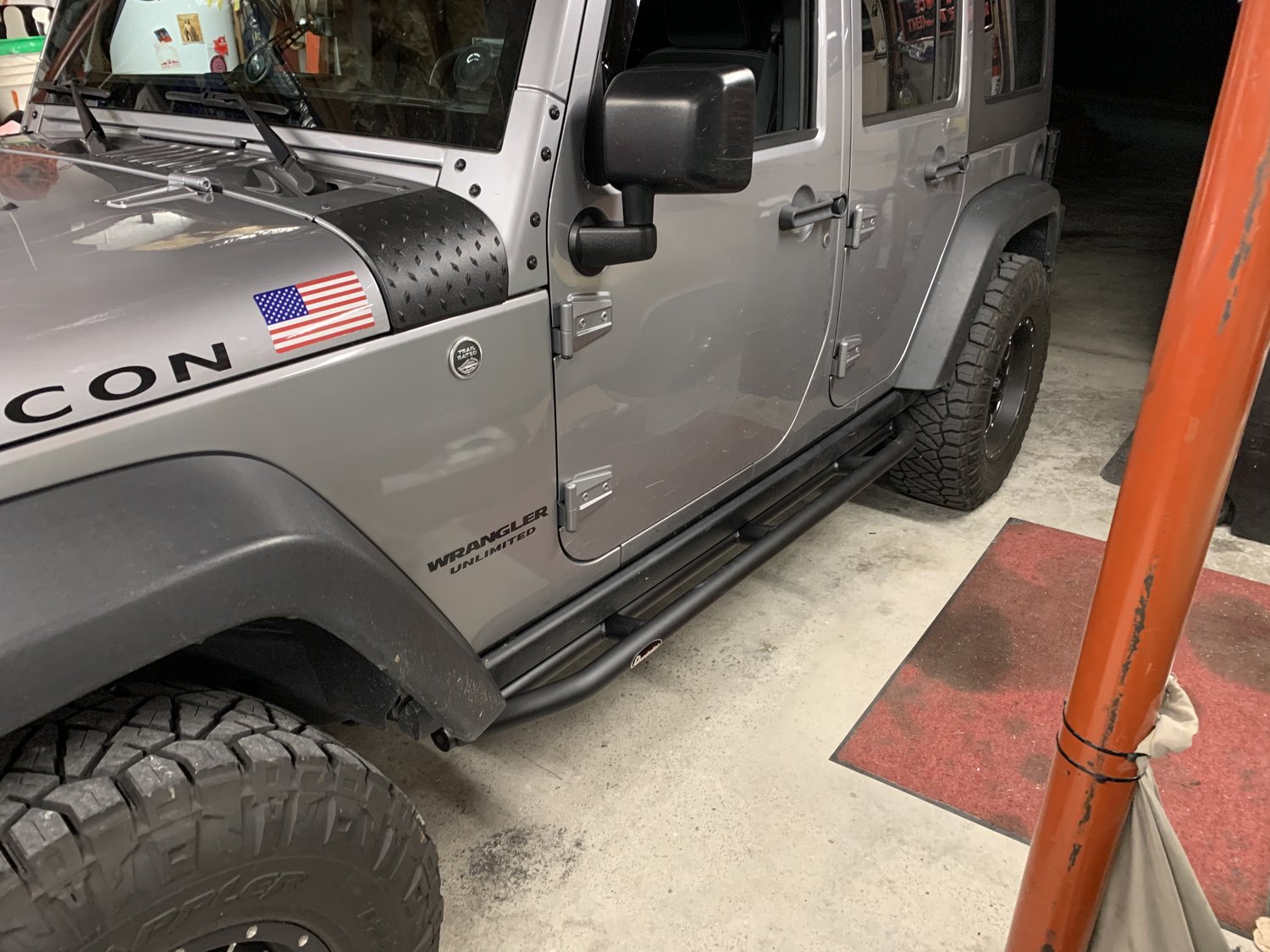 Quadratec QRC Rock Sliders for 0718 Jeep Wrangler Unlimited Rubicon JK