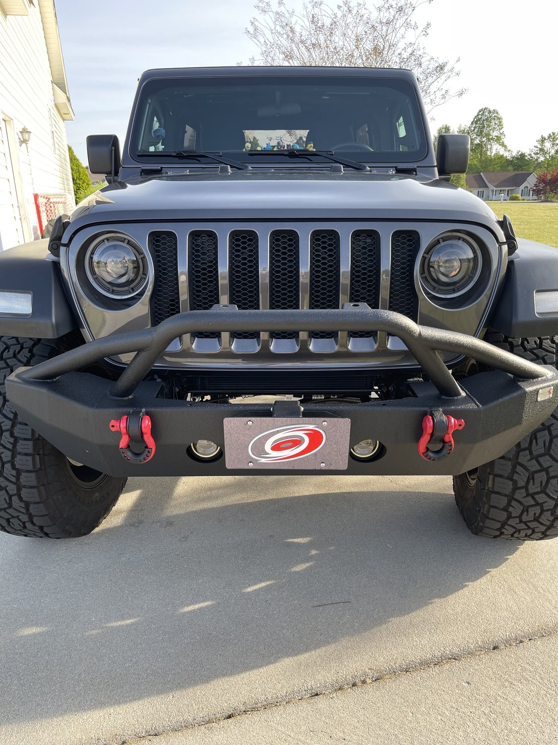Fishbone Offroad FB22088 Mid-Width Front Bumper for 18-21