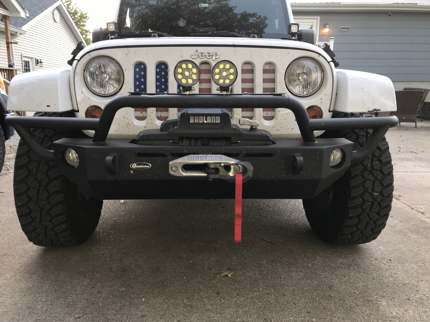 Quadratec QRC Front Winch Ready Bumper for 0718 Jeep Wrangler JK