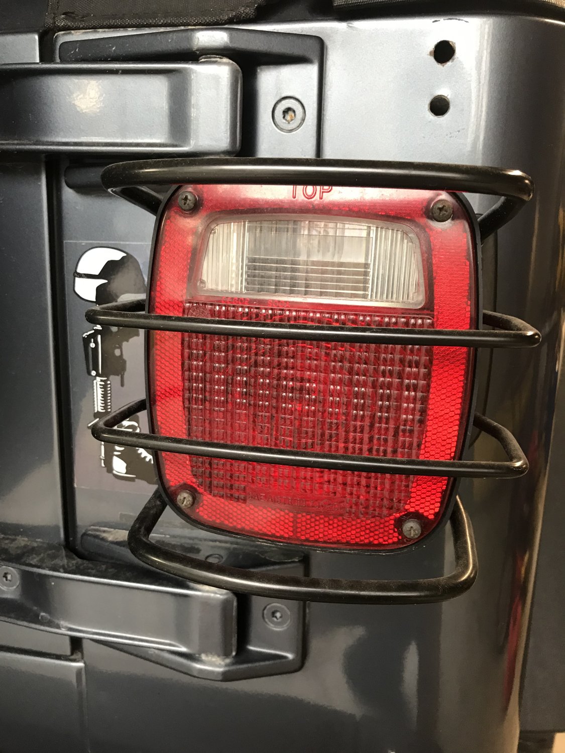 Rugged Ridge Rear Euro Tail Light Guards for 7606 Jeep CJ and Wrangler