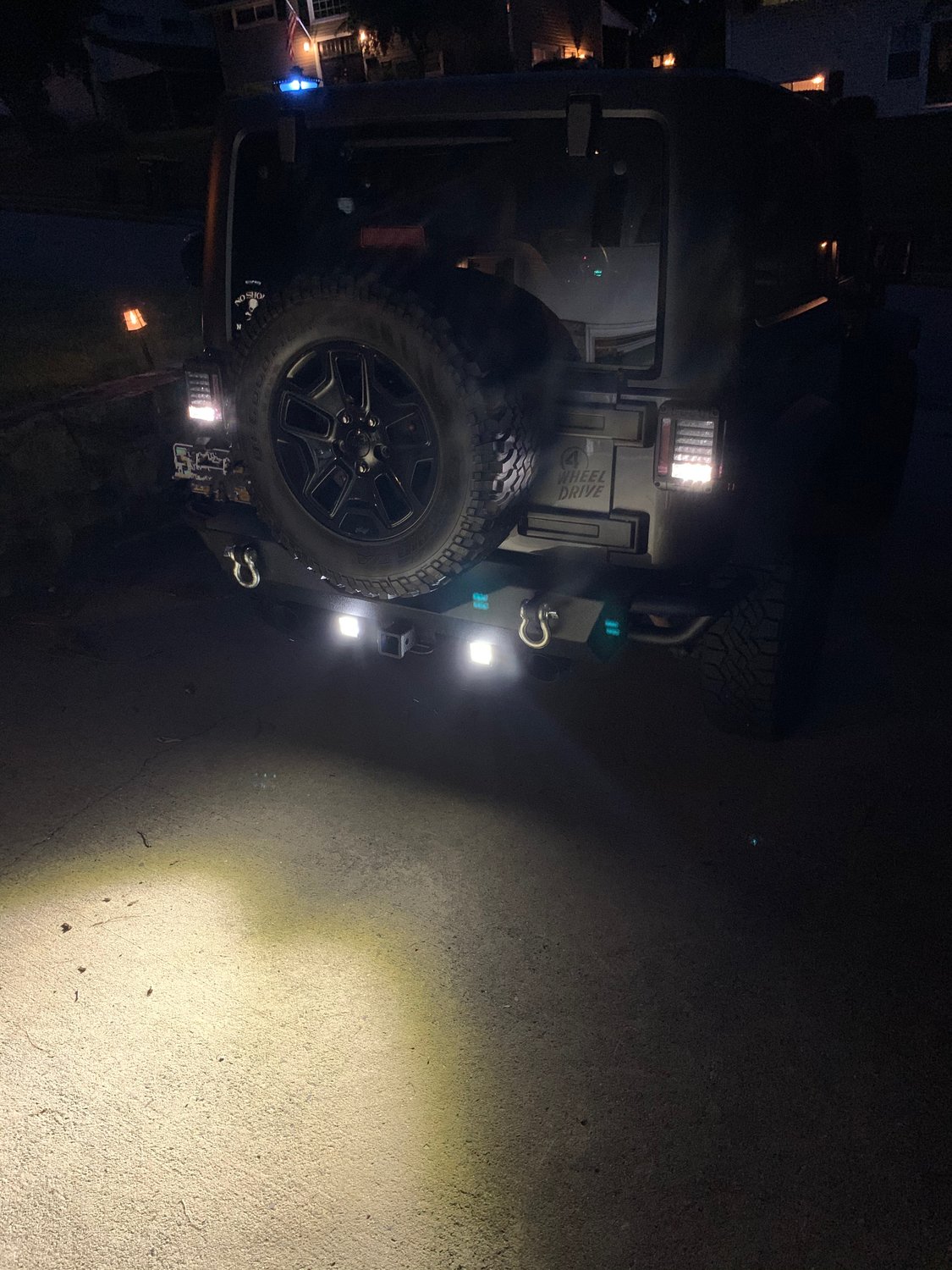 Quadratec 3" LED Backup Light Kit for 0718 Jeep Wrangler JK Quadratec