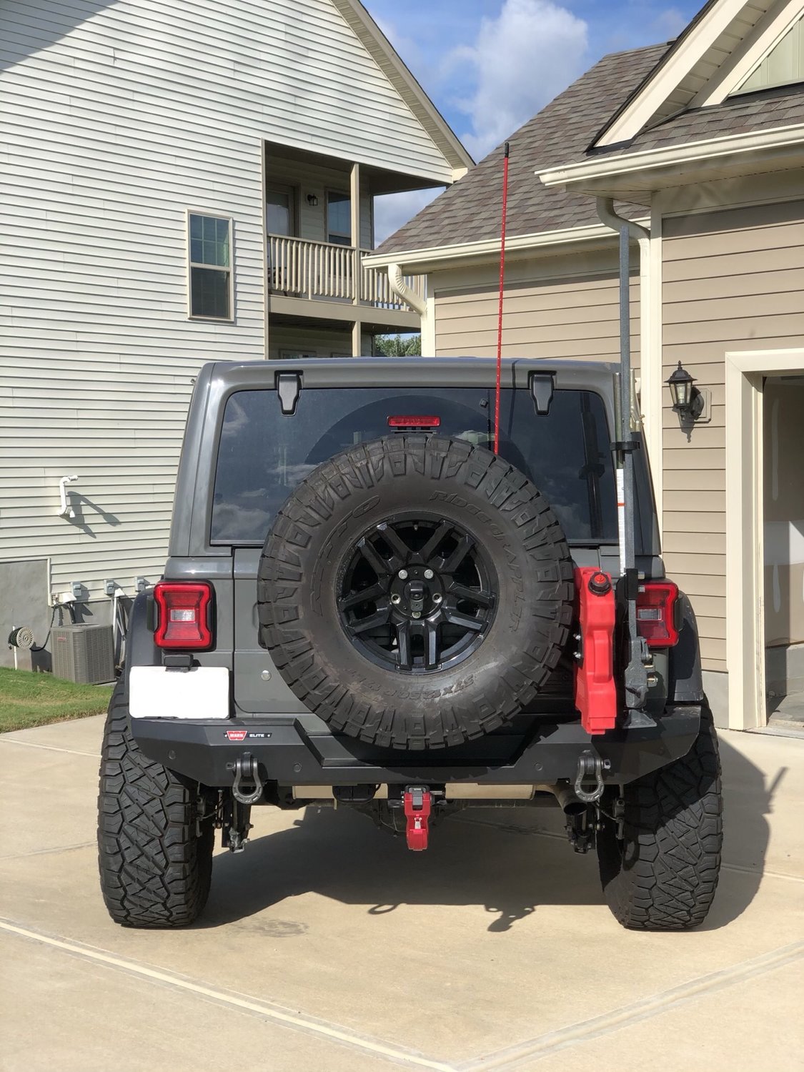 WARN Elite Series Rear Bumper for 1820 Jeep Wrangler JL Quadratec