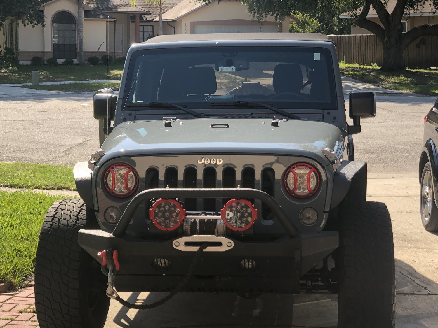 Body Armor JK19532 Front MidStubby Winch Bumper for 0718 Jeep