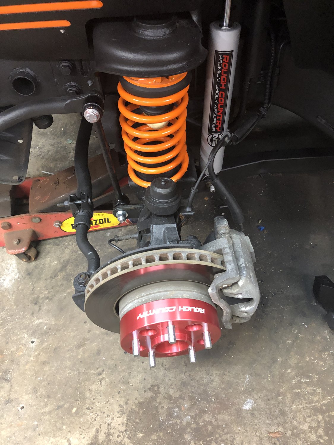 Rough Country 1.5in Wheel Spacers for Jeep Vehicles with 5x5 Bolt