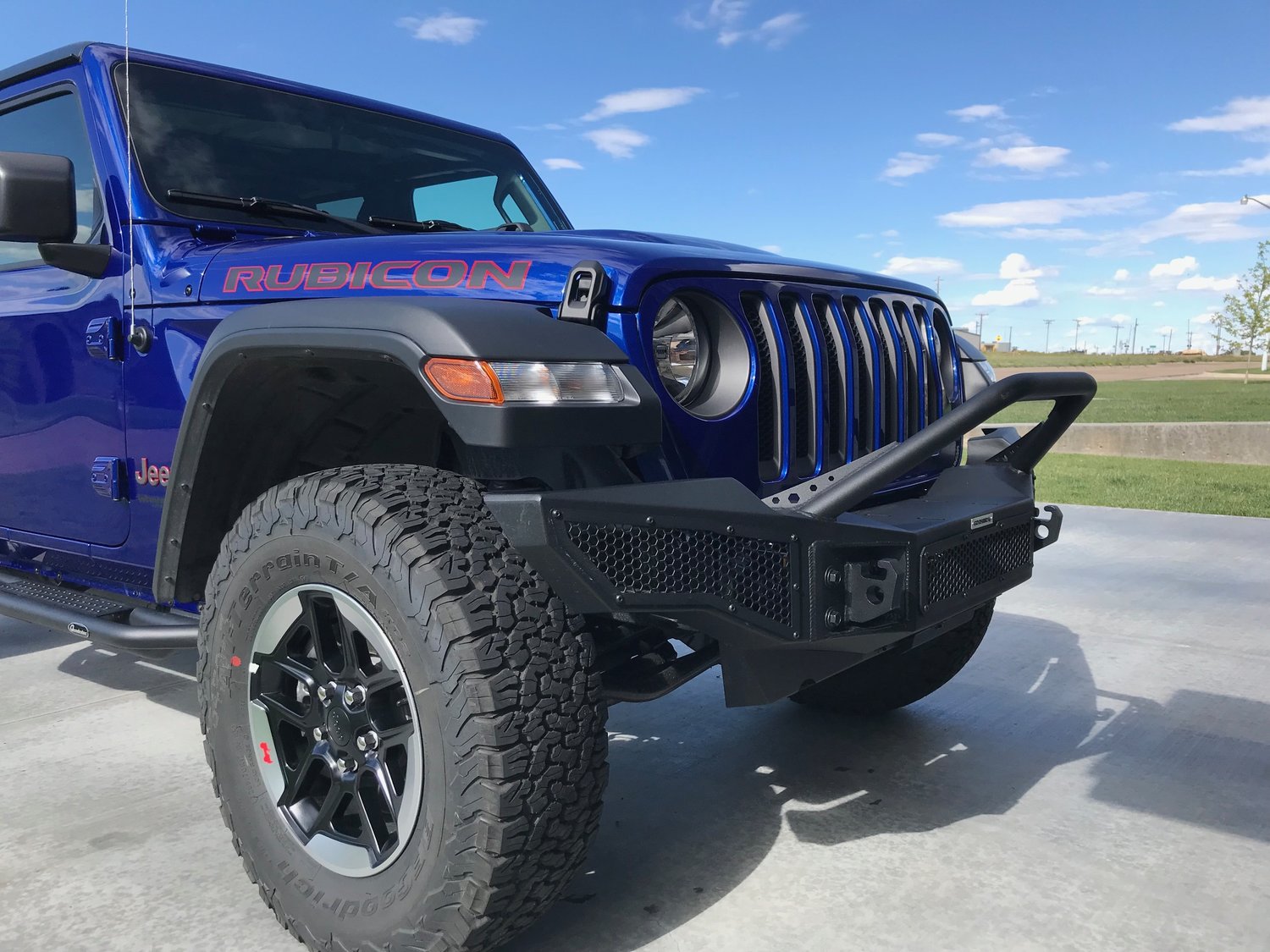 Go Rhino 331201t Rockline Winch Ready Front Bumper With