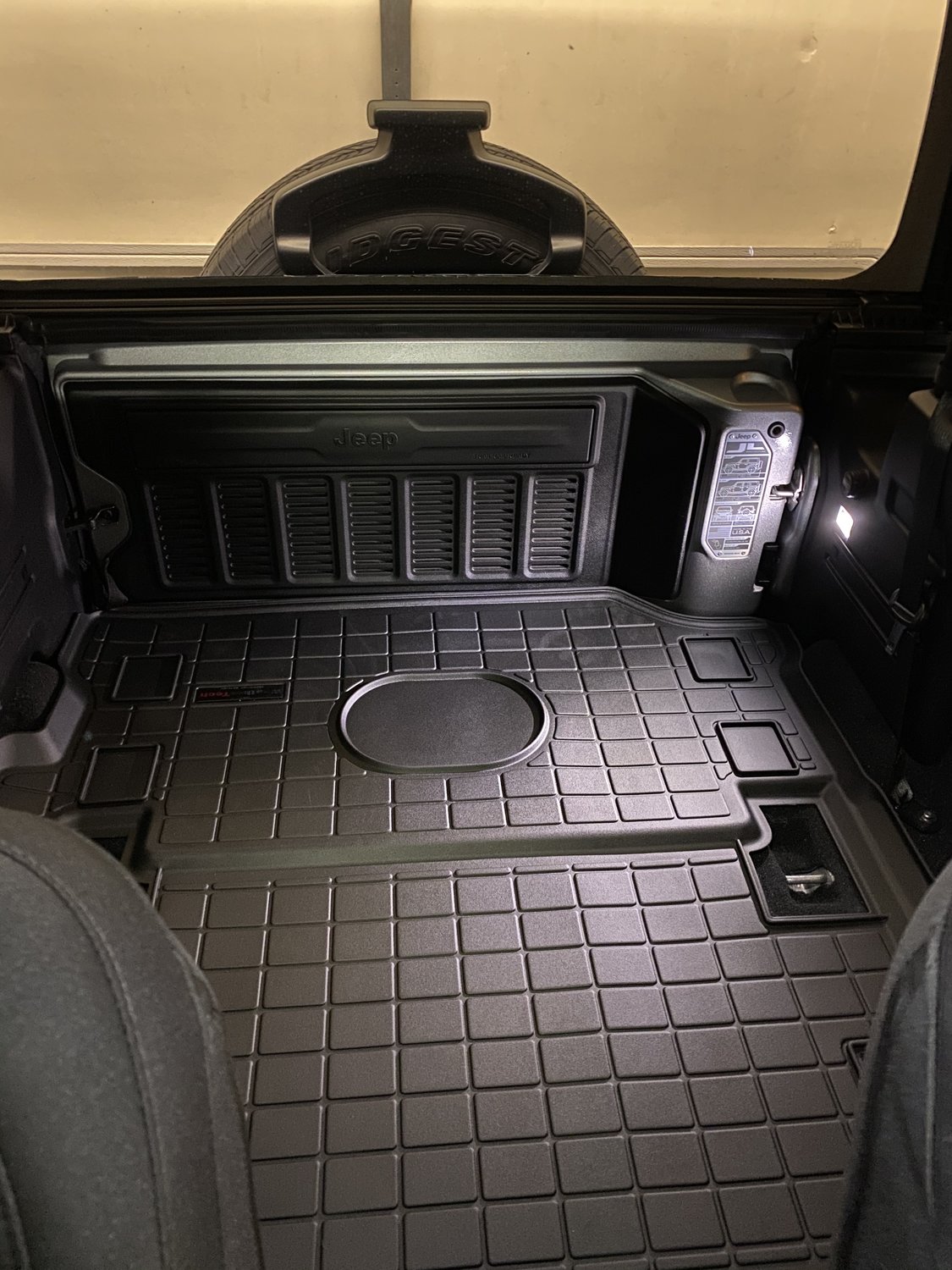 WeatherTech Full Cargo Area Liner for 1824 Jeep Wrangler JL 2 Door