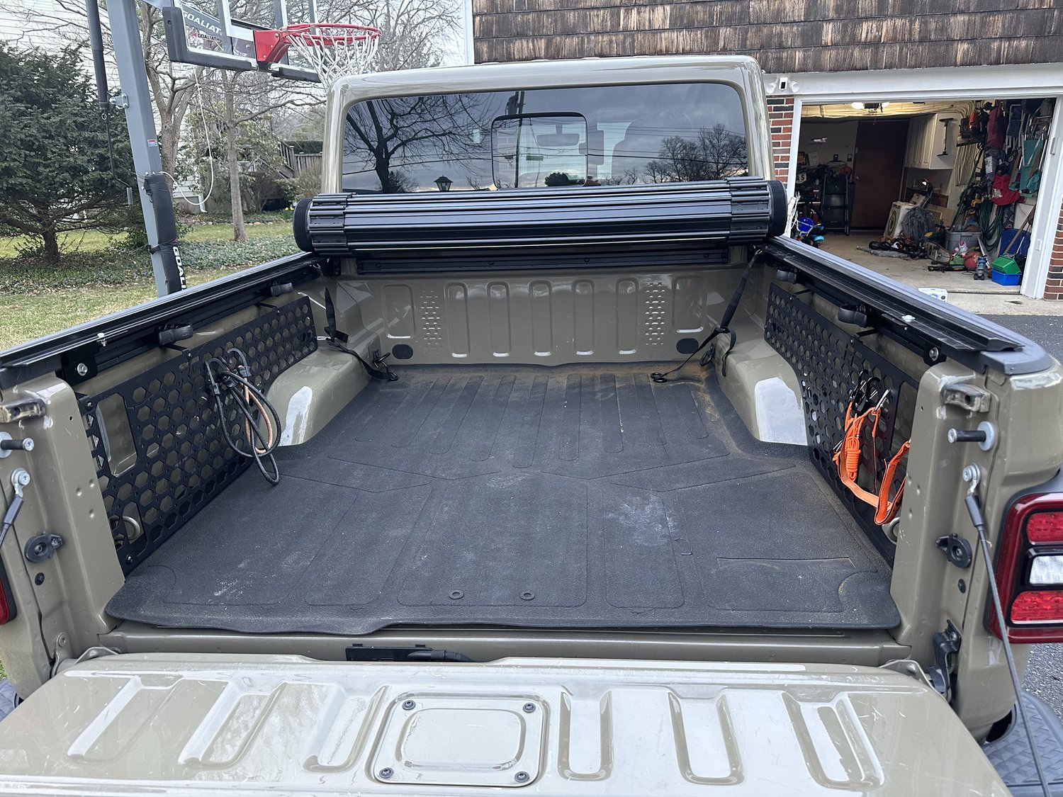 Rough Country Molle Panel Bed Mounting System for 2021 Jeep Gladiator
