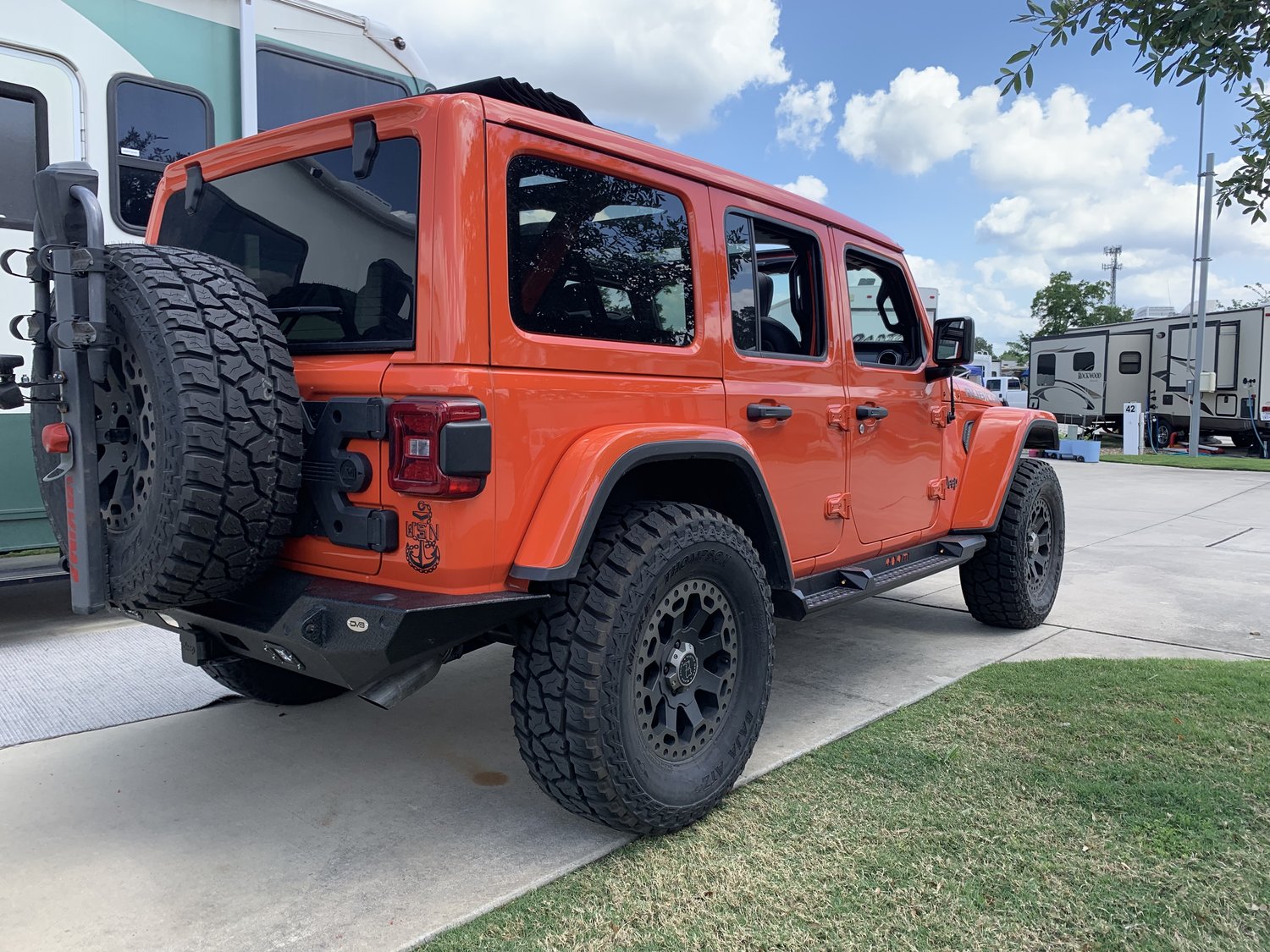 Dv8 Offroad Rbjl 01 Full Length Rear Bumper With Led