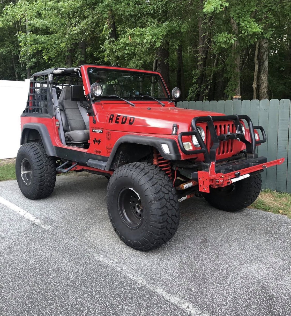 Rampage Products Euro Grille Guard for 8706 Jeep Wrangler YJ, TJ