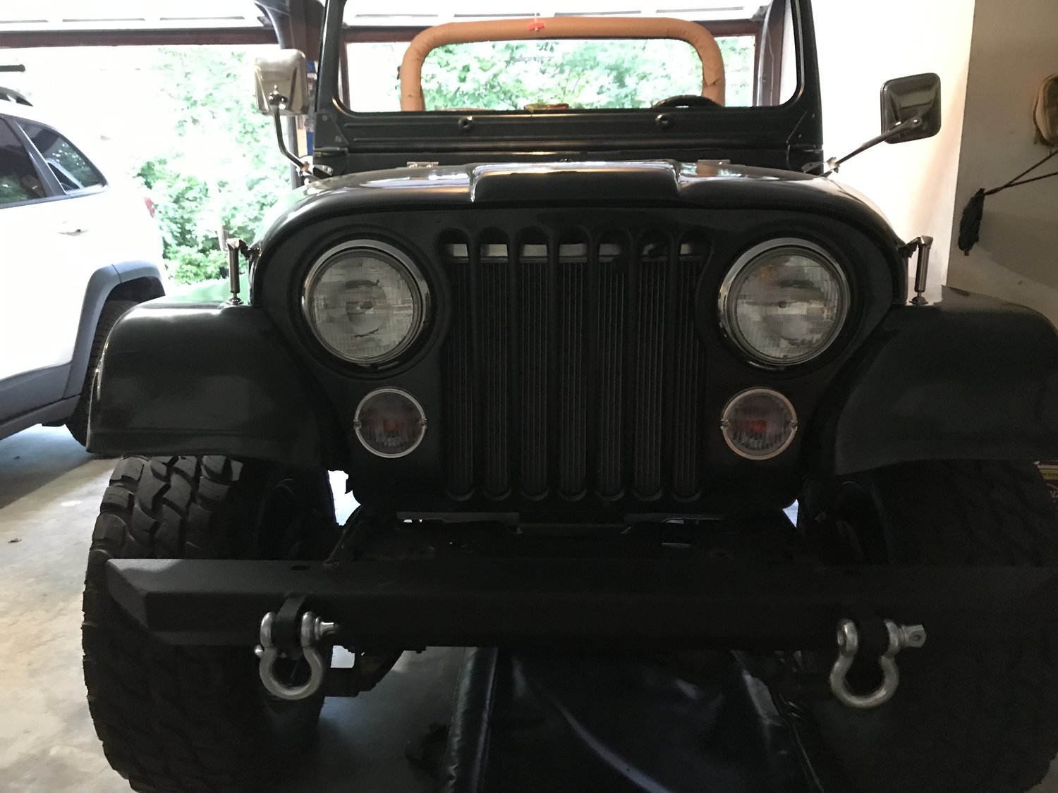 Smittybilt 76740D SMI Classic Front Bumper with DRing Mounts for 7606