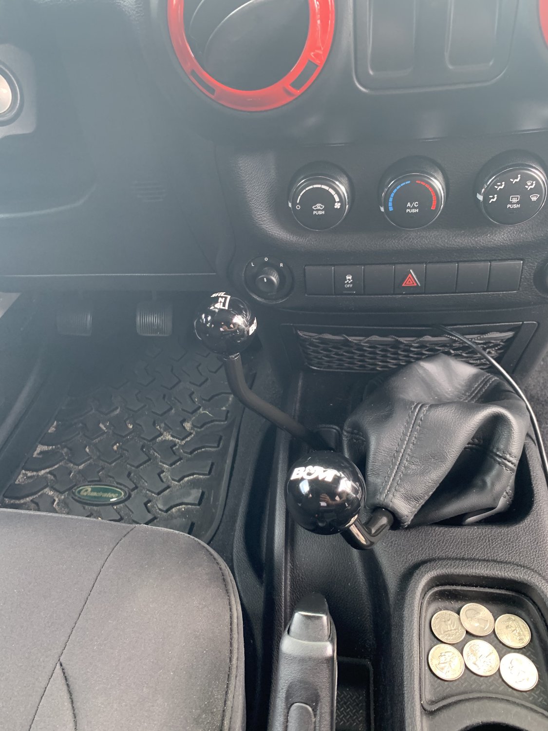 B&M Racing 46200 Shifter Stick for 05-18 Jeep Wrangler TJ, JK with 6