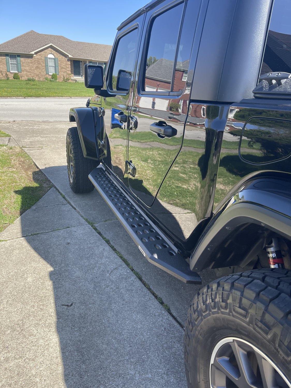 Go Rhino RB20 Running Boards for 2021 Jeep Gladiator JT Quadratec