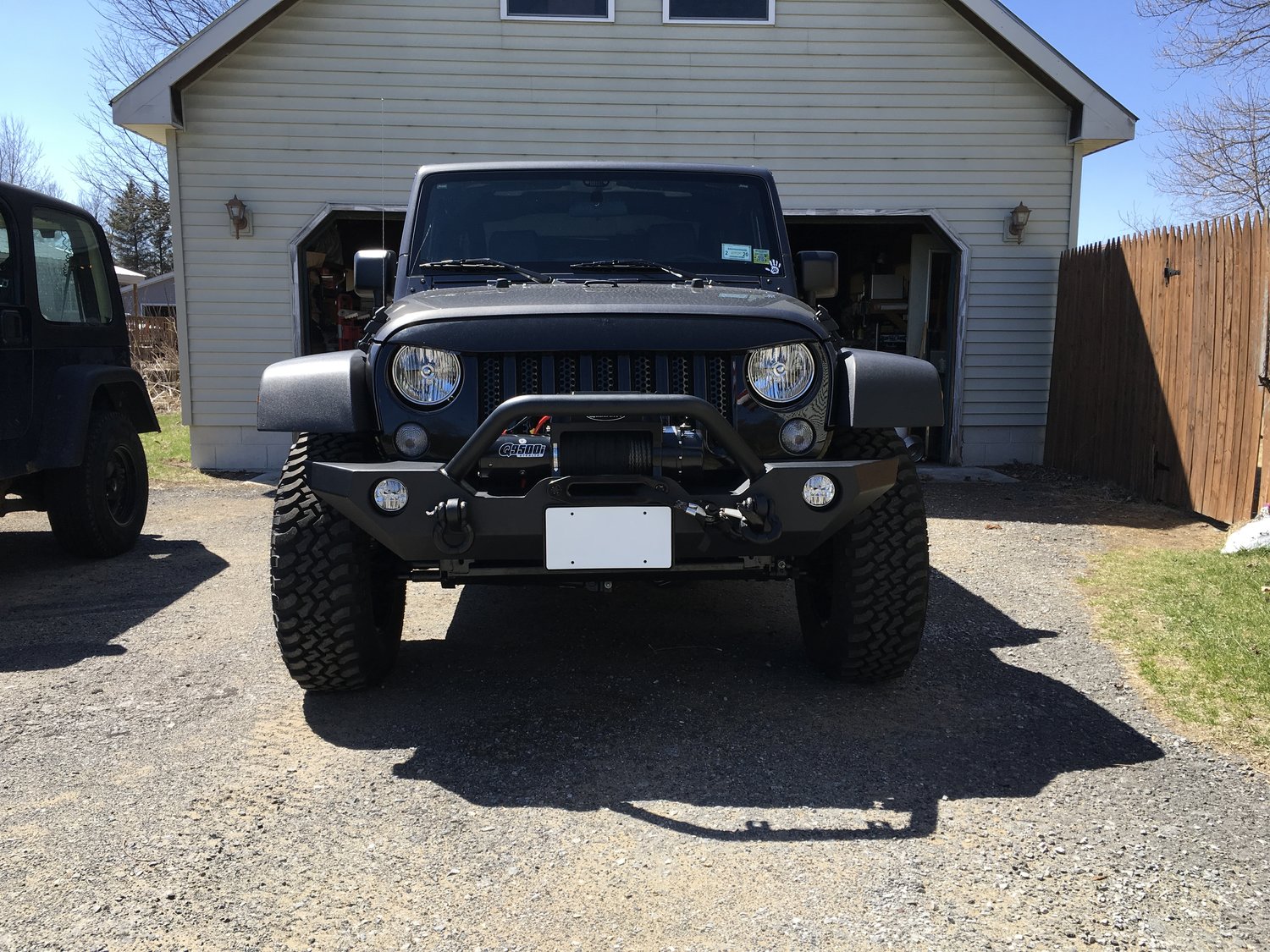Rampage Products 99306 Rock Rage Front Bumper For 07 19