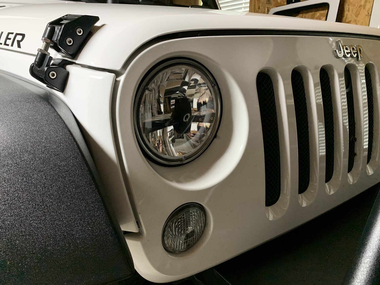 Quadratec LED Headlight Upgrade Conversion & LED Fog Lights Kit for 07