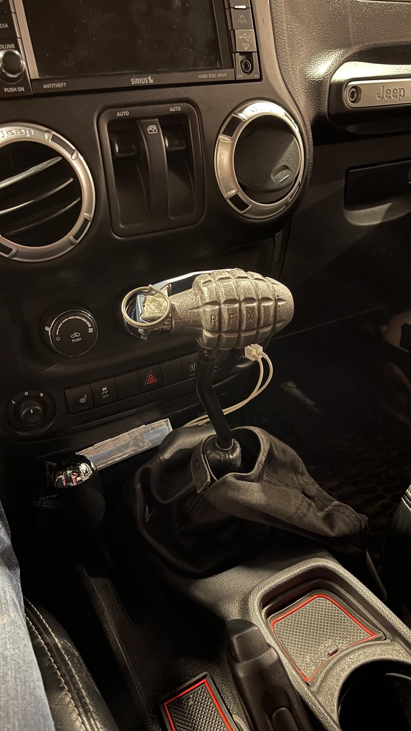 RockNob RNU200 WWII Style Pineapple Grenade Shift Knob Quadratec