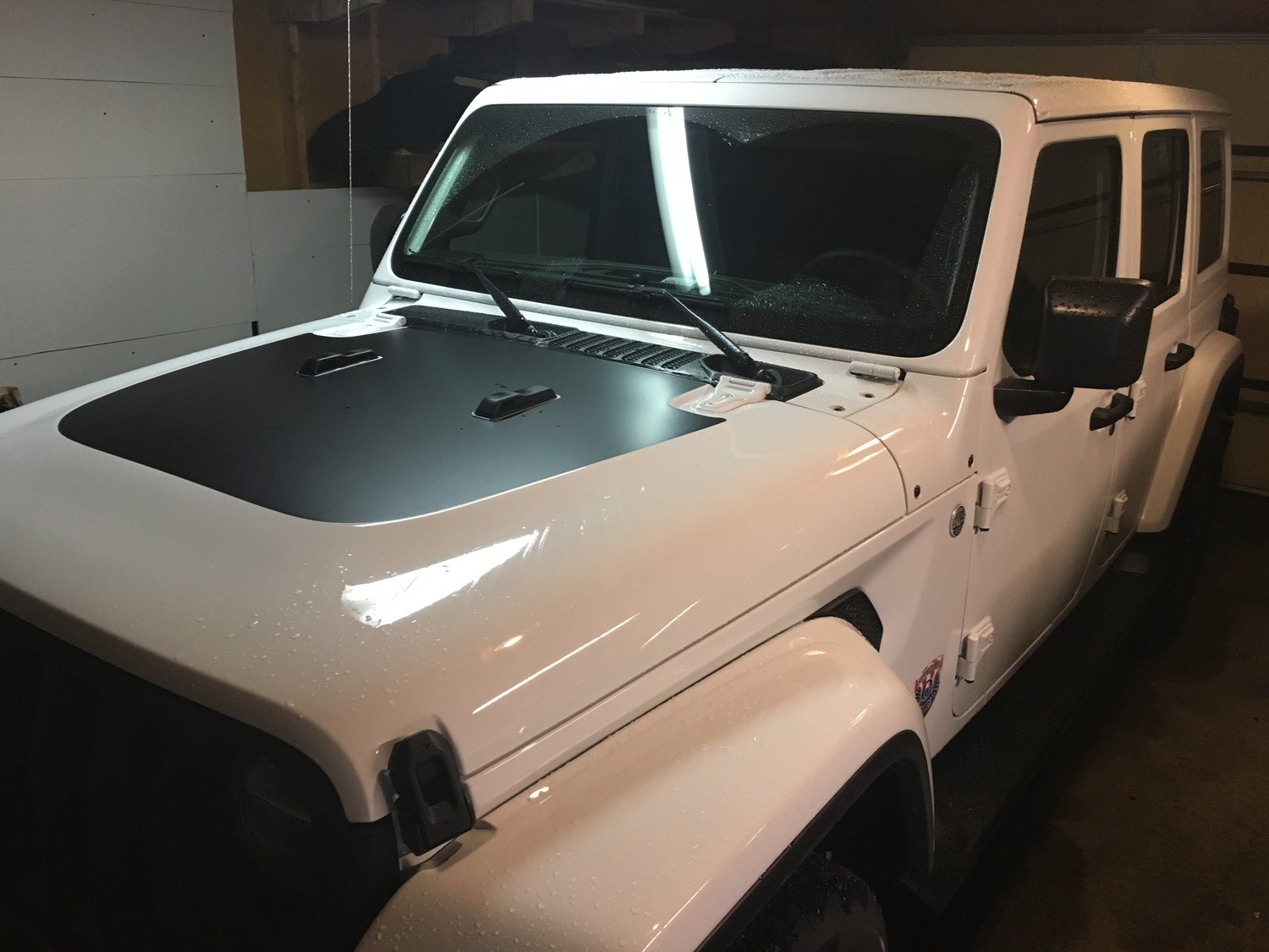 Quadratec 13135 1500 Premium Vinyl Hood Blackout Decal For