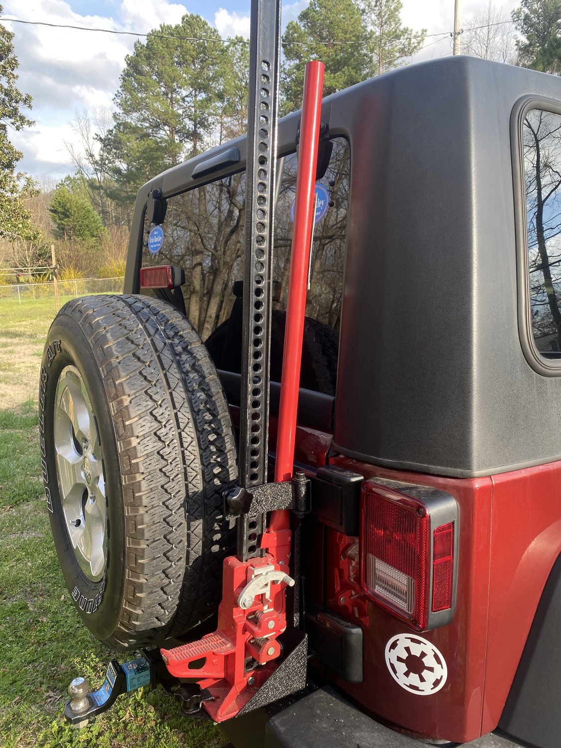 Rugged Ridge 11586.01 OffRoad Jack Mount for 0718 Jeep Wrangler JK