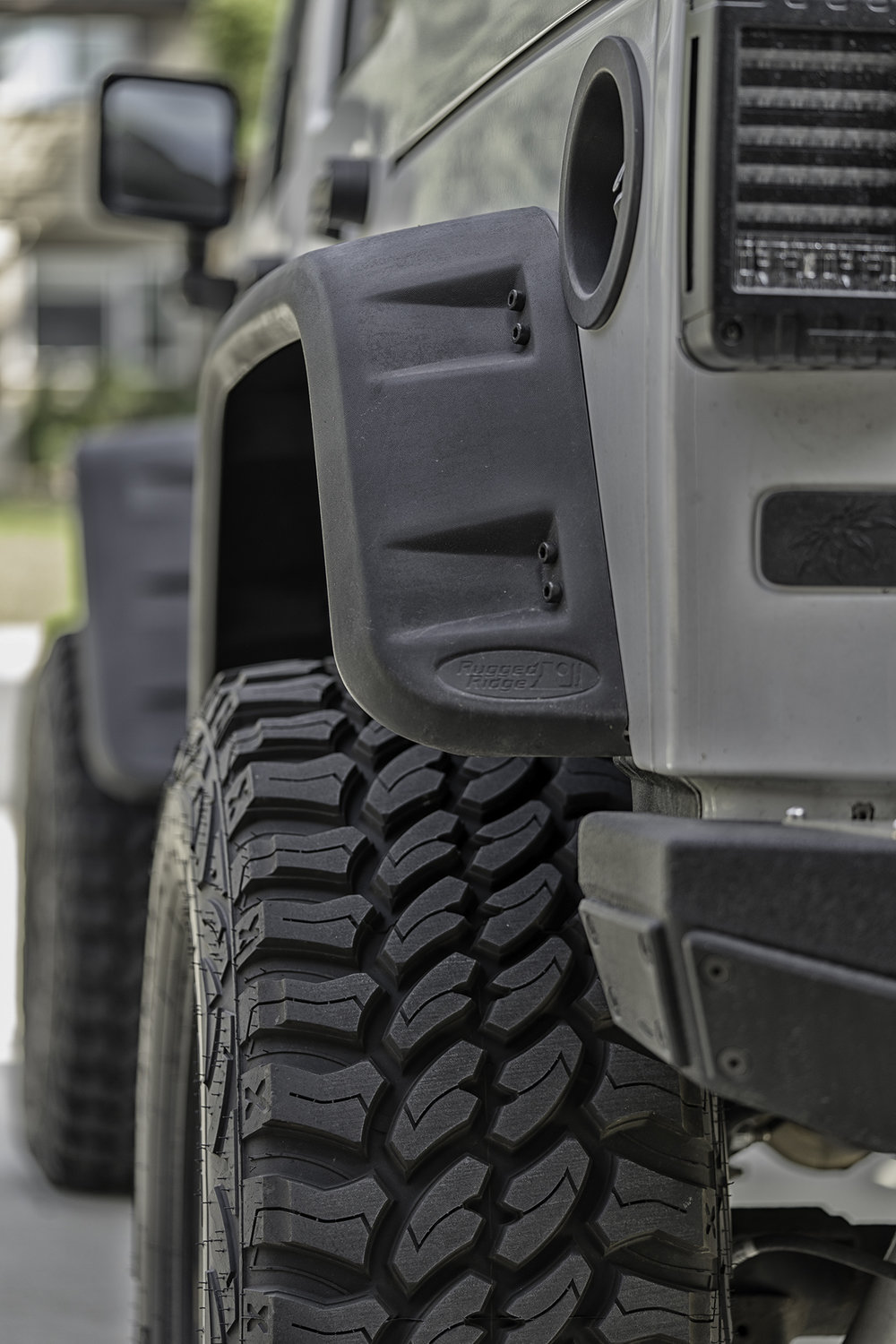 Rugged Ridge 11640.10 Hurricane Flat Fender Flares for 0718 Jeep