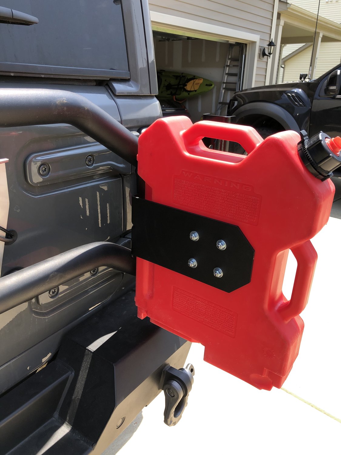 WARN 102668 Rotopax Mounting Bracket for 18-20 Jeep Wrangler