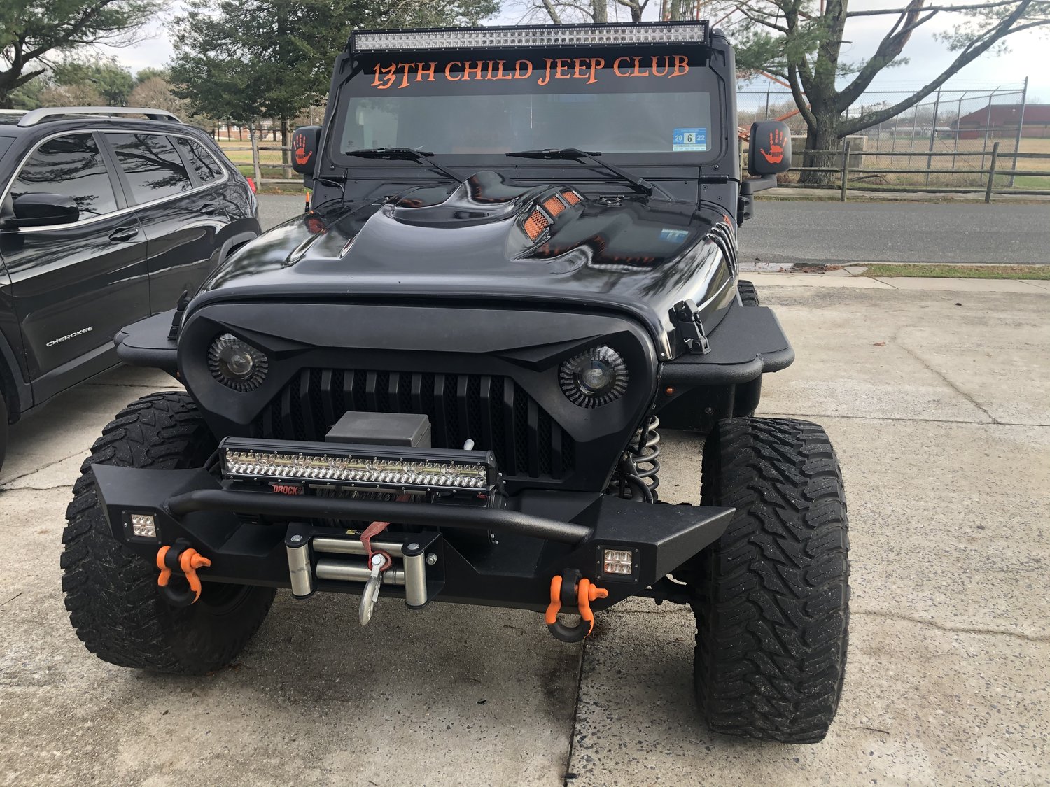 Smittybilt Front XRC Tube Fenders with 3" Flare in Textured Black for