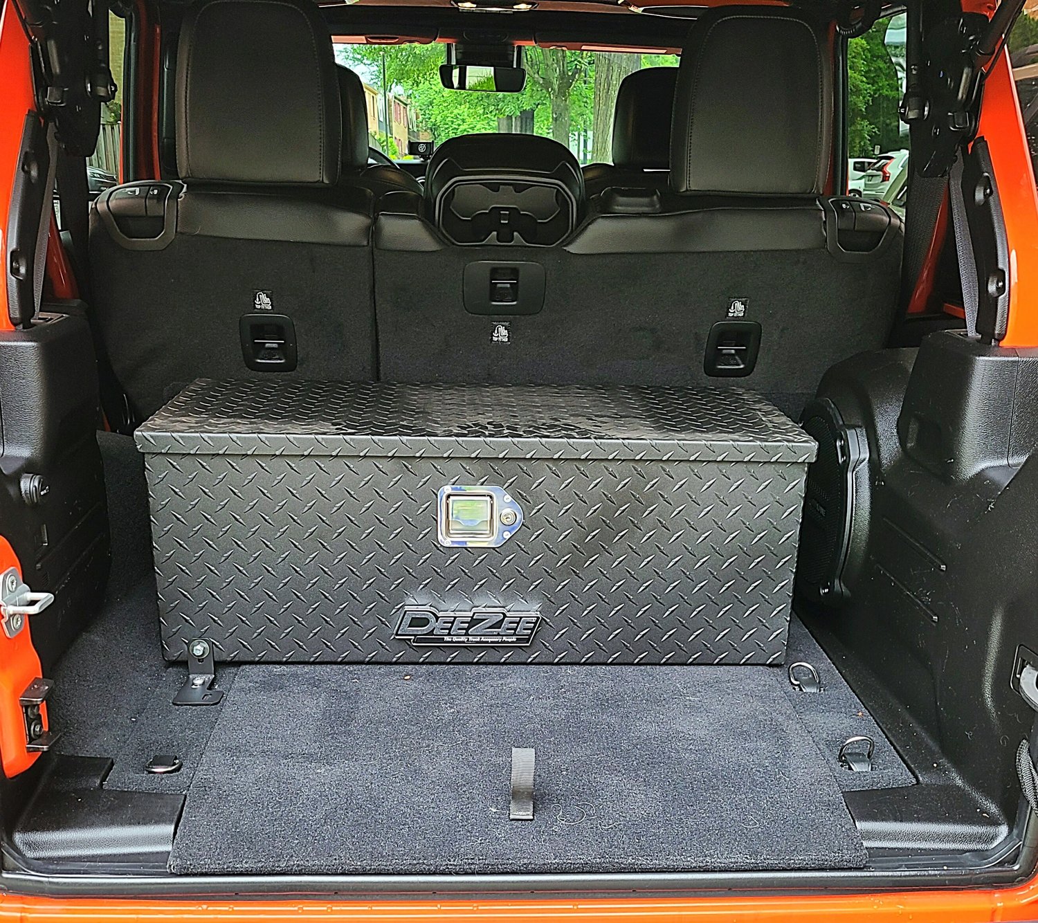 Kofferraum Stapelbox, Schwarz, 4-Türer, Jeep Wrangler JL XOTSB002 -  X-Offroad