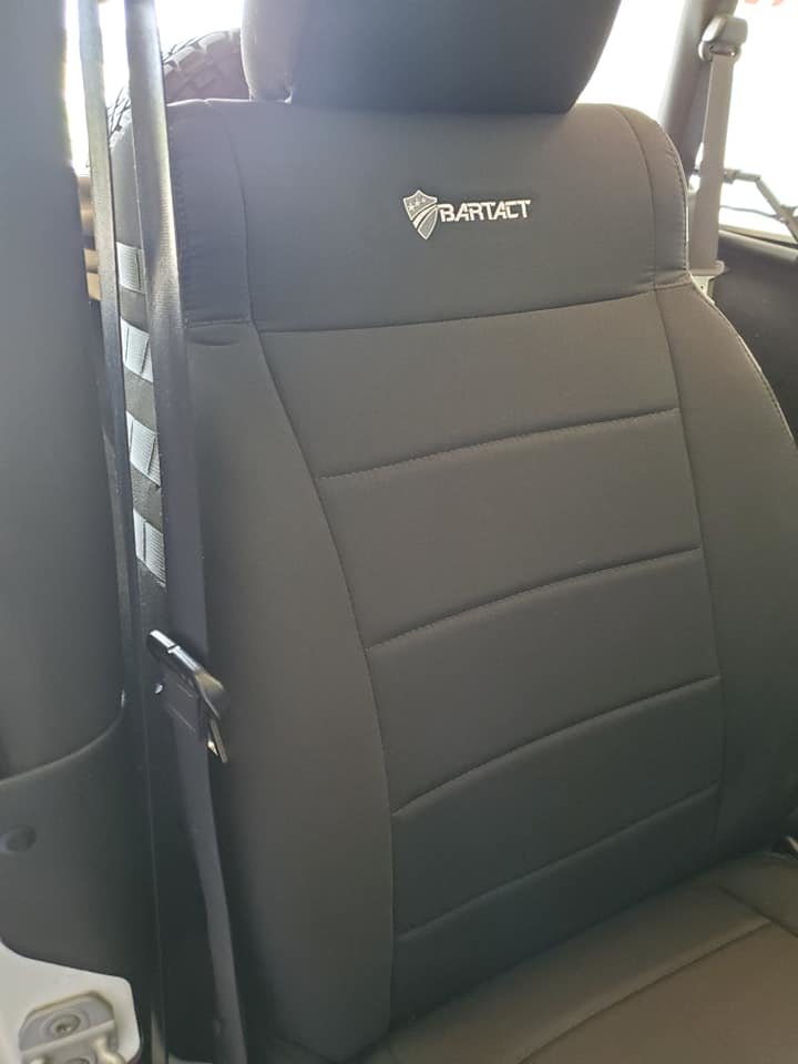 Bartact MilSpec Super Front Seat Covers for 1318 Jeep Wrangler JK