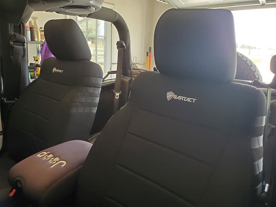 Bartact MilSpec Super Front Seat Covers for 1318 Jeep Wrangler JK