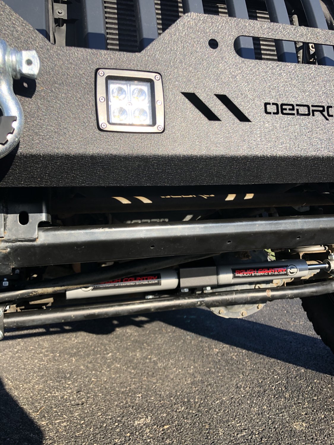 Rough Country 8734930 N3 Dual Steering Stabilizer for 0718 Jeep