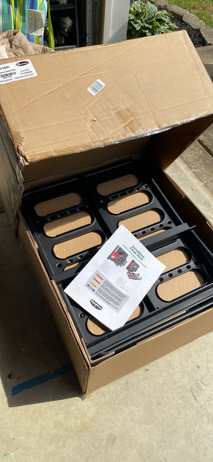 Versahitch cargo deals rack