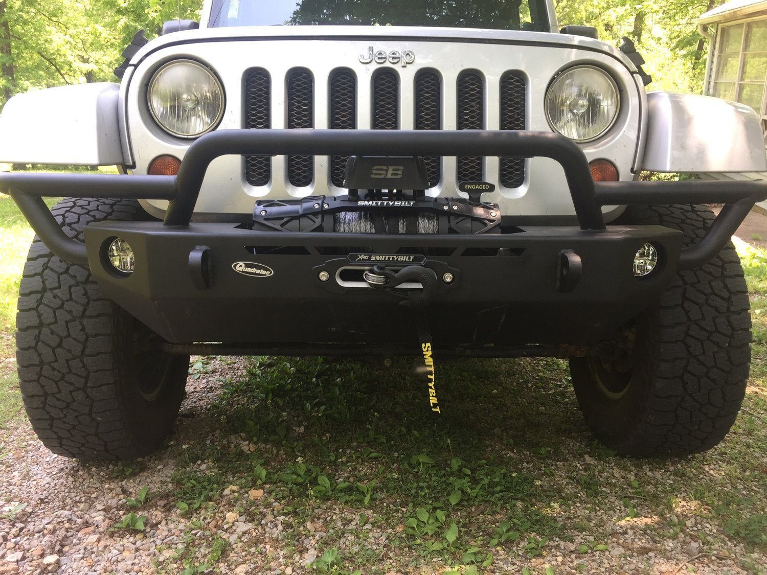 Quadratec QRC Front Winch Ready Bumper for 0718 Jeep Wrangler JK
