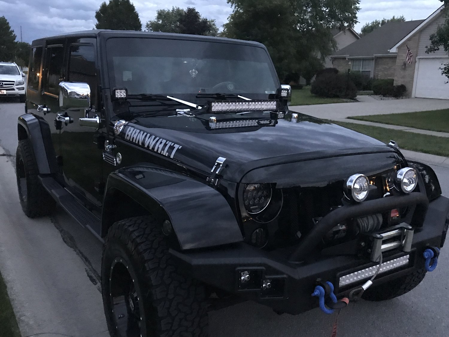 Crown Automotive 5KCK Smooth Paintable Fender Flare Kit for 0718 Jeep