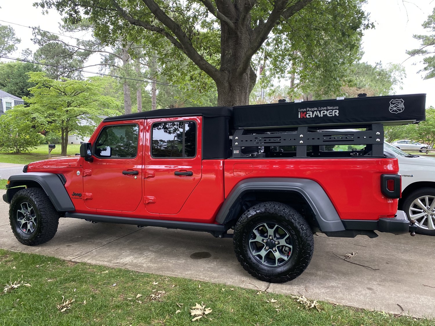 Fishbone Offroad Tackle Rack for 2021 Jeep Gladiator JT Quadratec