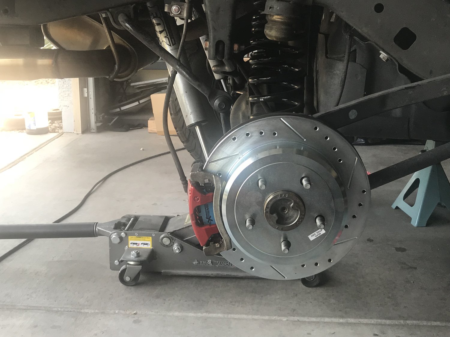 Power Stop K279836 Front & Rear Z36 Extreme Performance Brake Kit for 0718 Jeep Wrangler JK