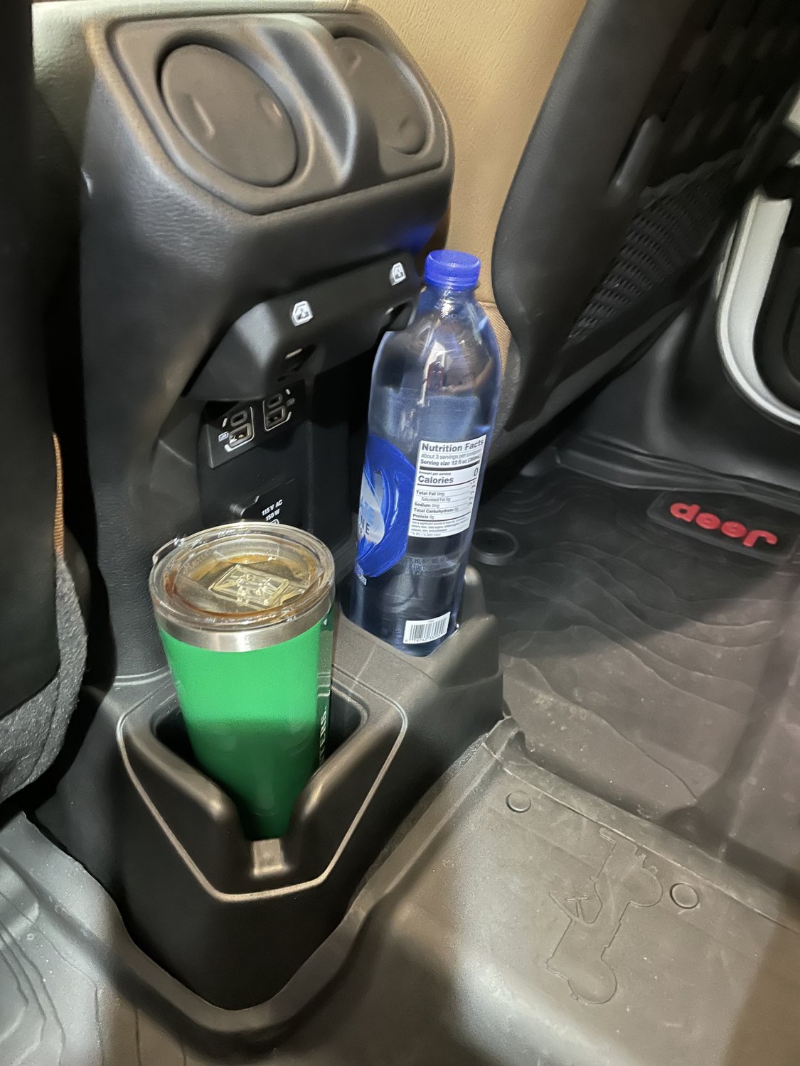 Quadratec 14125 3030 Rear Cup Holder Conversion for 1820 Jeep Wrangler