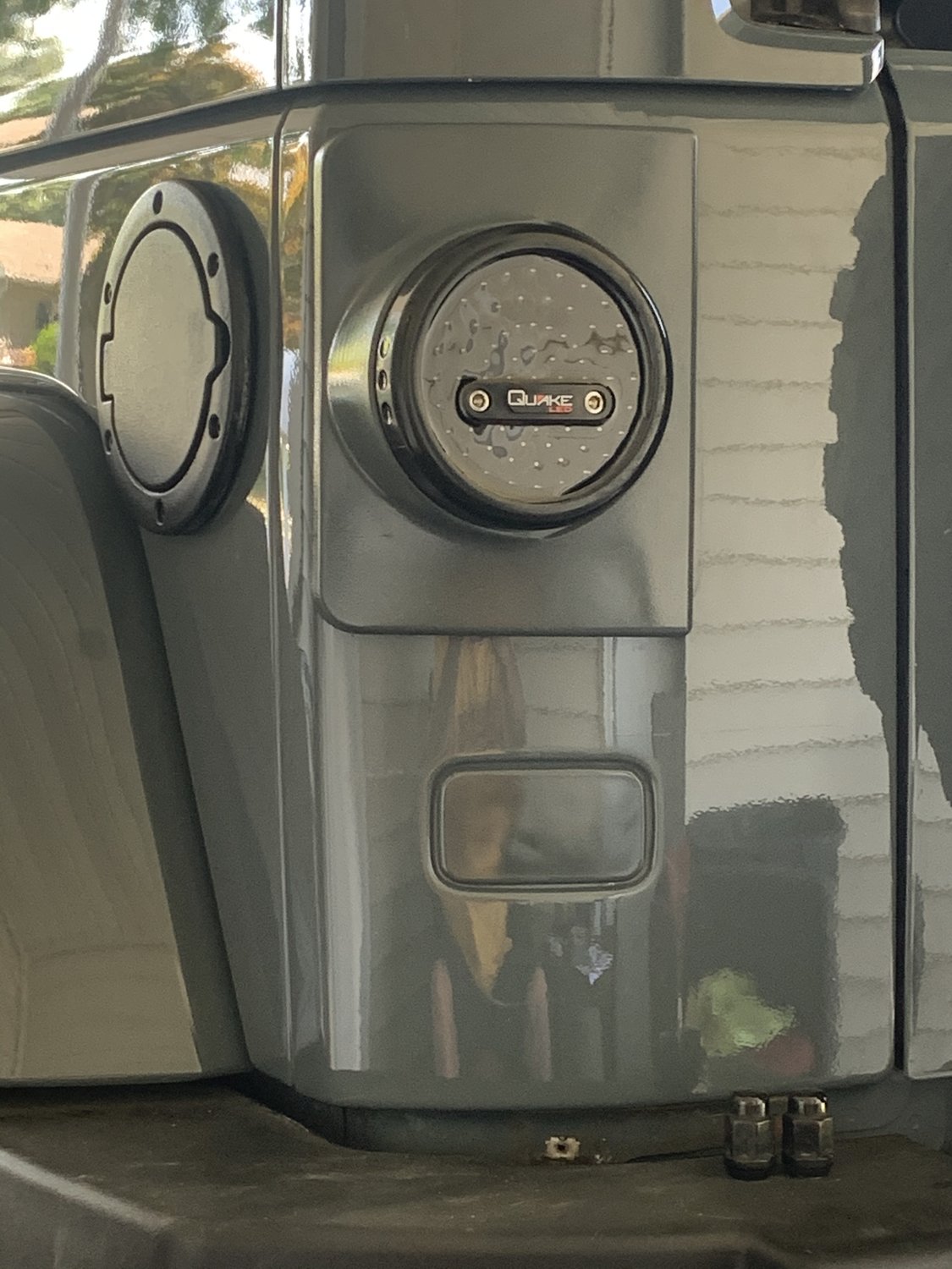 Quake LED QTE1030 Round LED Tail Lights for 0718 Jeep Wrangler JK